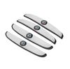 PRTZU1 4Pcs Rubber Anti Collision Strip Car Door Rearview Mirror Protector Stickers For Alfa Romeo Giulia Stelvio Giulietta 156 159 147