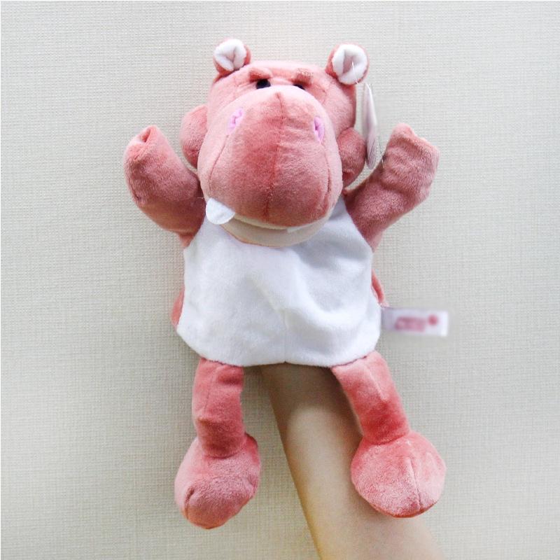 Interactive Animal Plush Toys Cartoon Hand Puppets For Early Learning