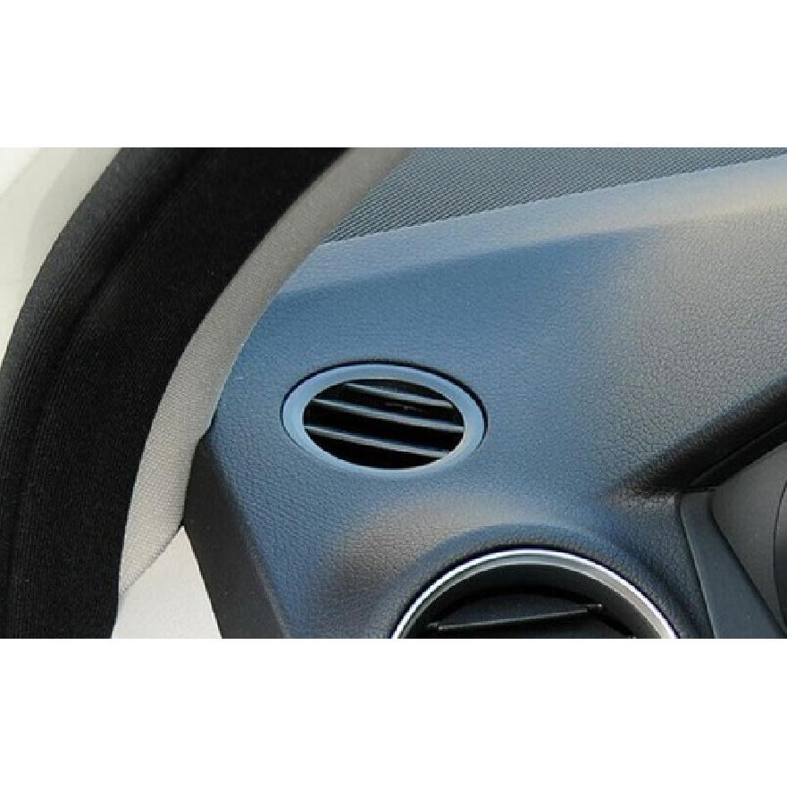 For Benz C-Class Dashboard Side Outlet Vent Silver Titanium Covrs Trim 2007-2014