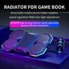 RGB игровая подставка для ноутбука с воздушным охлаждением, подставка для ноутбука с 6 вентиляторами, охлаждающий вентилятор, базовый костюм для ноутбука 12-17 дюймов