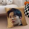 Handsome Korean Actor LLee Minho Cushion Cover Throw Pillow Cover Hidden Button Durable Polyester Chair Cushion