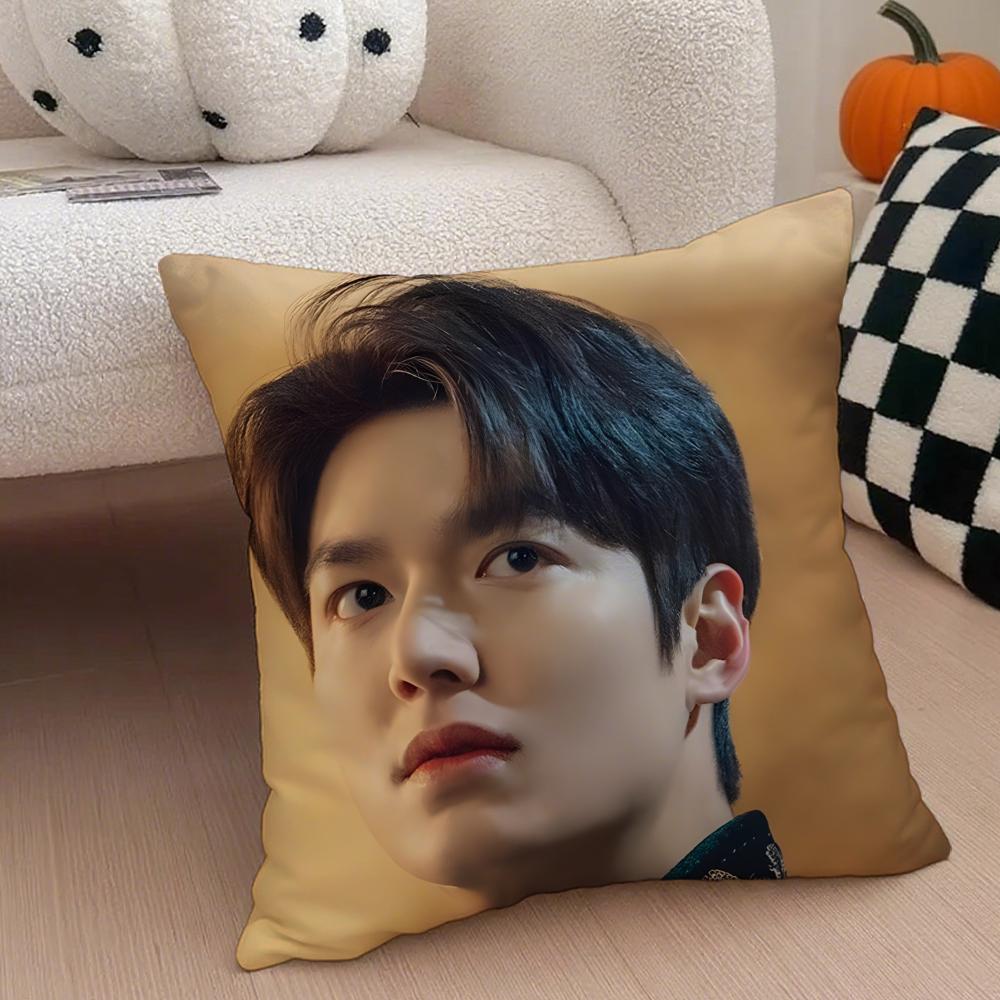 Handsome Korean Actor LLee Minho Cushion Cover Throw Pillow Cover Hidden Button Durable Polyester Chair Cushion