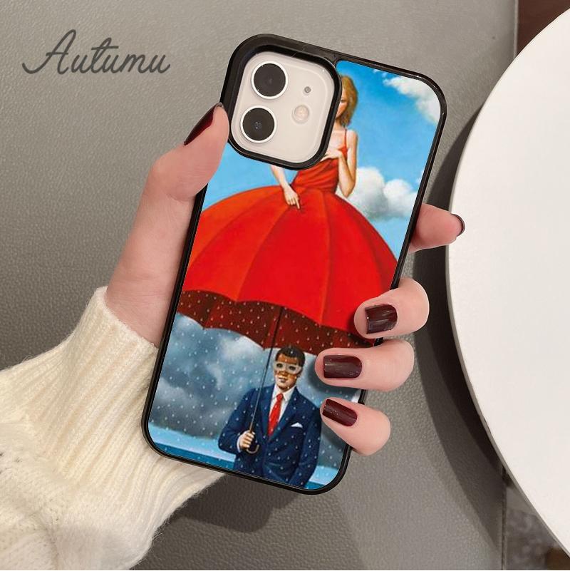 Чехол для телефона Rene Magritte для iPhone 11 12 13 14 Pro Max mini X XR XS SE 2020 5 6S 7 8 Plus Samsung Galaxy S21 S22 Cover shell