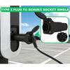 Портативный адаптер для зарядки электромобилей 220 В, штекер Type 2 (папа) в розетку Schuko, конвертер для зарядных станций IEC 62196-2, электросамокат