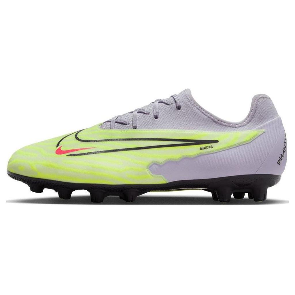 Nike Phantom GX Pro Fabric Artificial Turf Non-Slip Soccer Shoes Men Soccer Shoes Gray Green DD9464-705