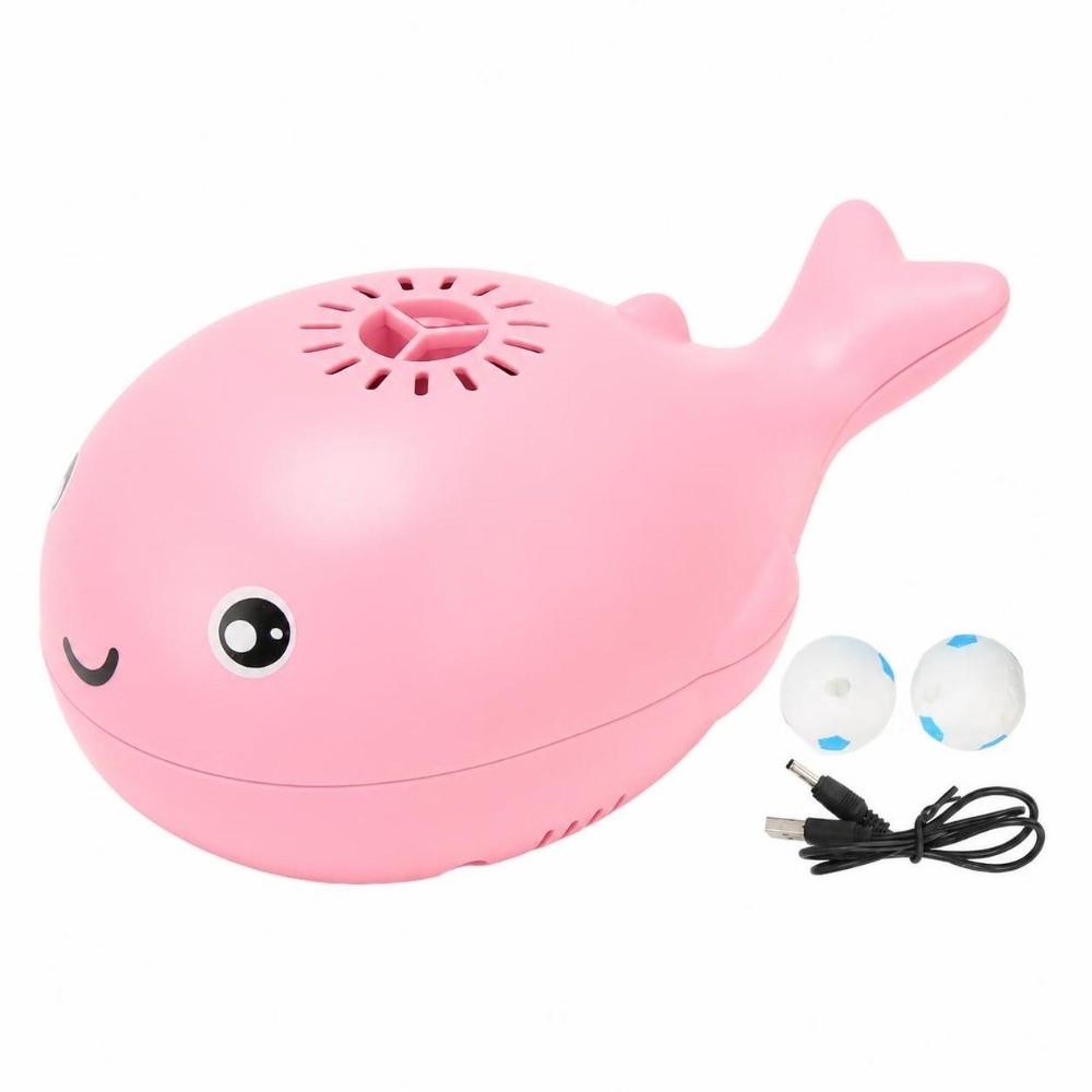 Whale Shaped Electric Blowing Ball Toy Plastic Air Suspension Toy Focused Play for Kids