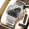 BANGWEI Luxury Quartz Wristwatches New Fashion Watches For Men Luminous Waterproof Steel Strap Mens Watch Gifts Reloj