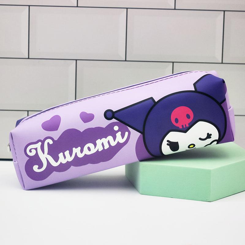 2026 НОВЫЙ Мультяшный Пенал Sanrio Китти Куроми Студенческий Милый Пенал Квадратный Детский Пенал для Хранения Учебных Принадлежностей