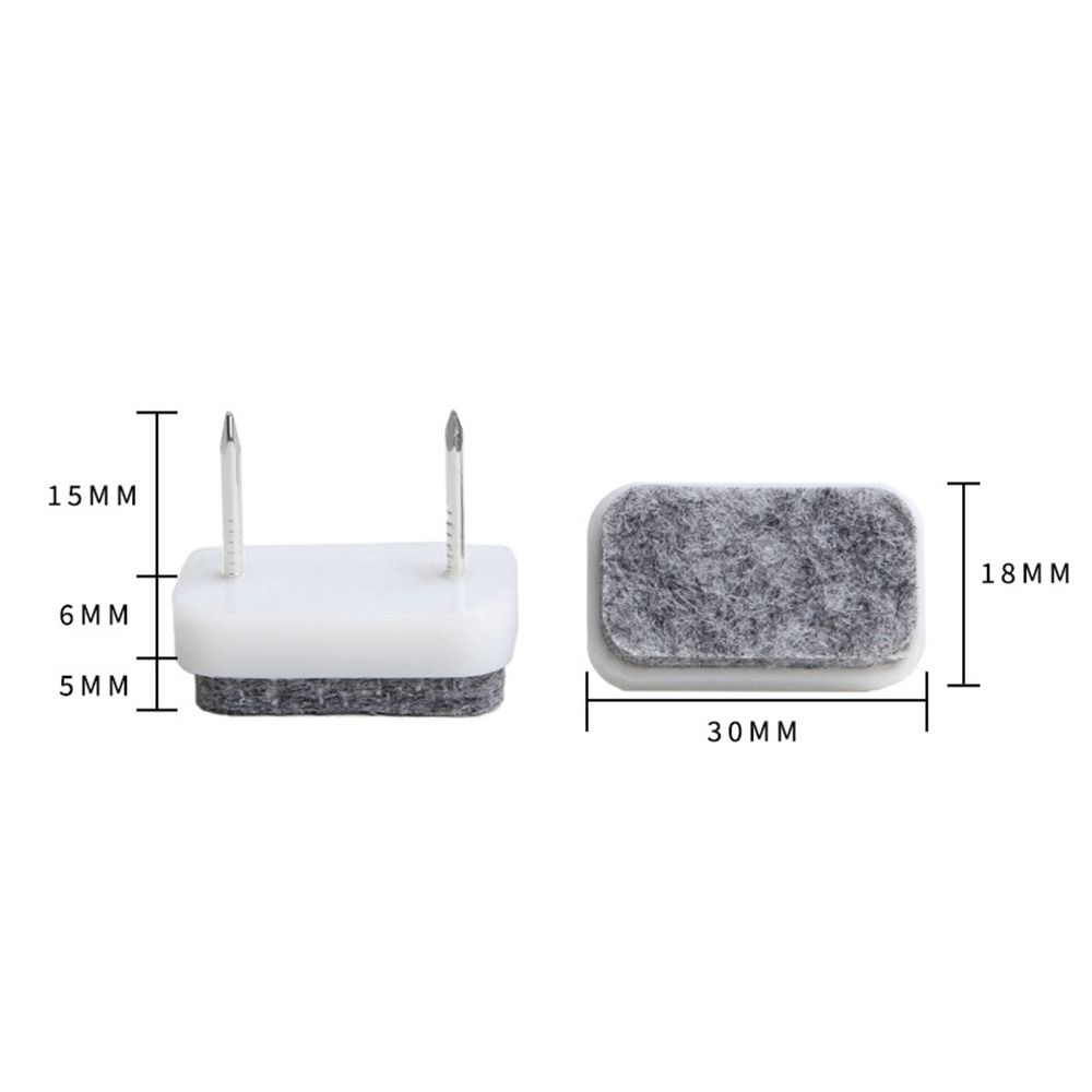 10pcs/set Simple DIY Felt Pads Moisture-proof Thicken Sofa Foot Nail Non-slip Plastic Scratch Protector Mat Furniture Accessory