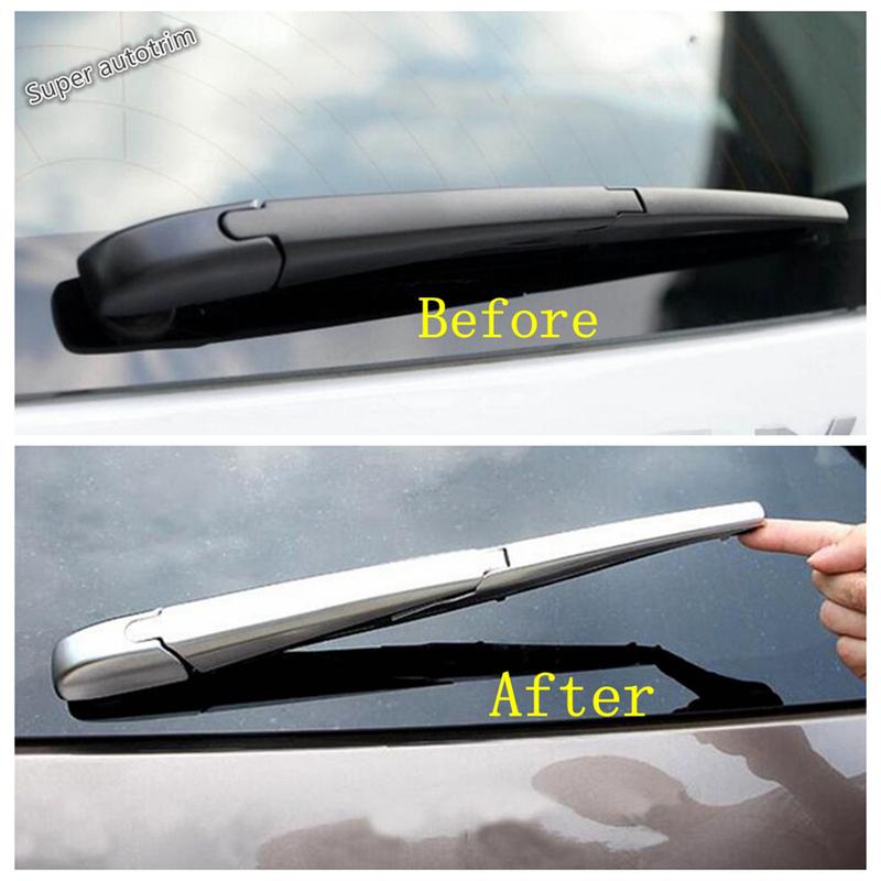 Rear Windscreen Window Rain Wiper Decoration Cover Trim Fit For Land Rover Discovery Sport 2015 - ABS Chrome Accessories