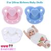(H0826)New Dummy Pacifier For 26cm Reborn Baby Dolls With Internal Magnetic Accessories