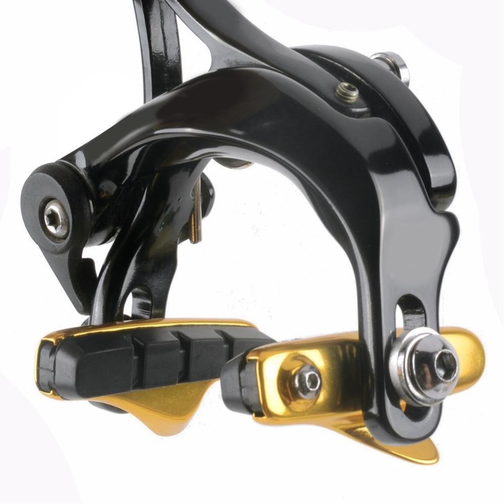 1 Pair Aluminium Alloy& Rubber Brake Shoes Mountain Bike Brake Pads for Road Bike,Mountain Bike