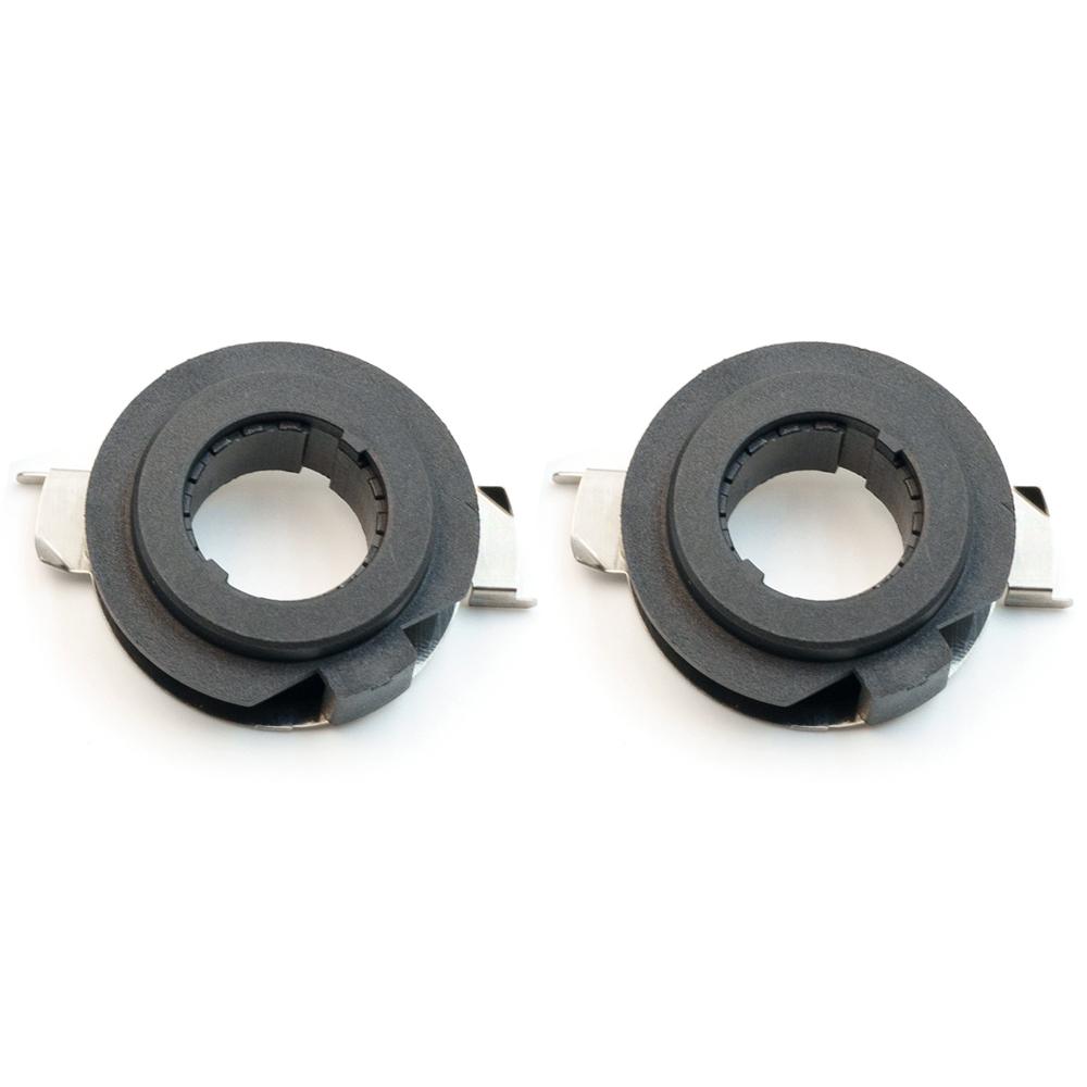 2x For BMW 5Series E60 E61 2005-2007 F10 F11 F07 2011-2013 H7 LED Headlight Bulb Base Holder Retainers Adapters Socket Brackets
