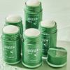 Solid Green Tea Cleaning Facial Mask, Deep Clean Pores, Not Tight, Portable Moisturizing Oil Control Skin Care Good