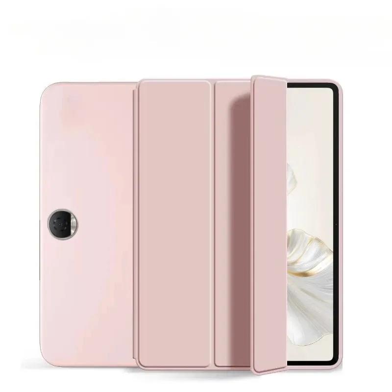 For Huawei Honor Pad 9 Case HEY2-W09 HEY2-W19 12.1 inch Magnetic Trifold PU Leaher Soft Back Stand Tablet Cover Funda Coque