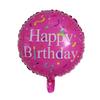 50pcs 18inch Round Foil Balloon Happy Birthday Inflatable Foil Helium Balloons Birthday Party Decoration Kids Toys Air Globos