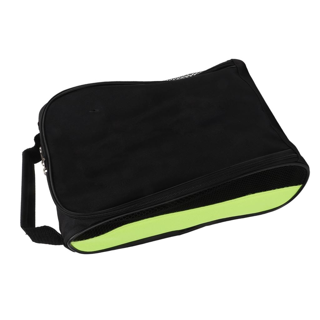 Dominant 1 Golf Shoe Bag Sports Gear Carring Pouch Golf Travel Storage Bag with Ventilation for Outdoor(Black Red )