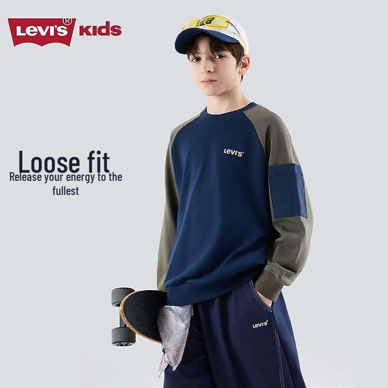 Levi's Свитшот с длинным рукавом и рукавами реглан для мальчиков