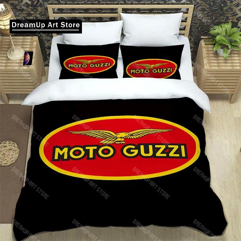 Модный 3D-печатный комплект постельного белья G-Guzzi MOTO для мальчиков и девочек, размер Twin, Queen, Full, с пододеяльником и наволочками, комплект для спальни взрослых