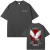 Men Women Rapper Niro OX7 Album Pattern Printed T-shirt Hip-hop Fashion Pop Music Casual Cotton Short Sleeved Street Wear