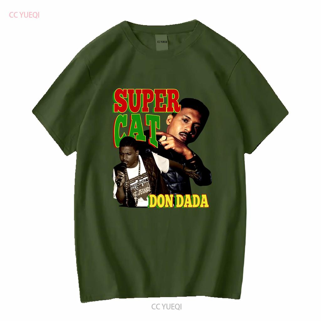 Футболка Super Cat Don Dada 90-е хип-хоп Дэнсхолл Регги Даб Ска Запись Лейбл Ямайка Studio One длинный или короткий рукав винтаж