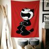 felix the cat Wall Tapestry Aesthetic Wall Hanging Printed Fabric Blanket Decorative Tapestries for Bedroom Living Room Home Decor