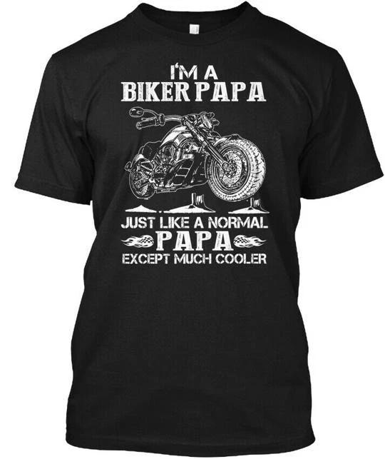 Футболка Im Biker Papa Motorcycle Rider Сделано в США Размеры от S до 5XL