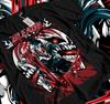 Bleach T-shirt Ichigo Kurosaki Moon Kawai Anime Manga Black T-shirt Kenpachi 046