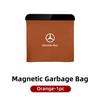 XDFMN1 Hot 2026 New For Benz For Mercedes Benz ar Trash Can Portable Hanging Garbage Basket Rear Storage Bin AMG A C E S G Class W201 W QQ53