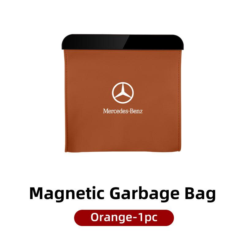 XDFMN1 Hot 2026 New For Benz For Mercedes Benz ar Trash Can Portable Hanging Garbage Basket Rear Storage Bin AMG A C E S G Class W201 W QQ53