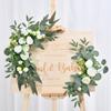 Wedding Welcome Card Water Sign Flower, Indicator Fake Flower, Simulated Silk Flower Flower Arrangement Wall Decoration