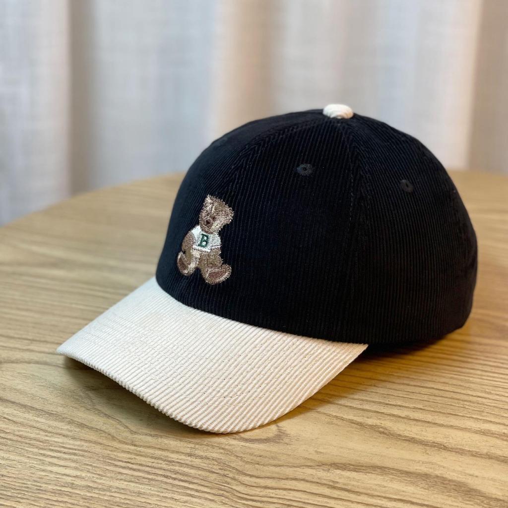 Модная бейсболка вельвета 2024 года с изображением маленького коричневого медведя для женщин и мужчин, идеально подходит для весны и осени