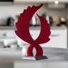 Wing Sculpture Desktop Figurine Home Decoration Artificial Resin Ornament Modern Art for