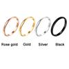 Women Girl Size 3-10 Party Jewelry 2MM Thin Ring Stainless Steel Plain Band Finger Knuckle