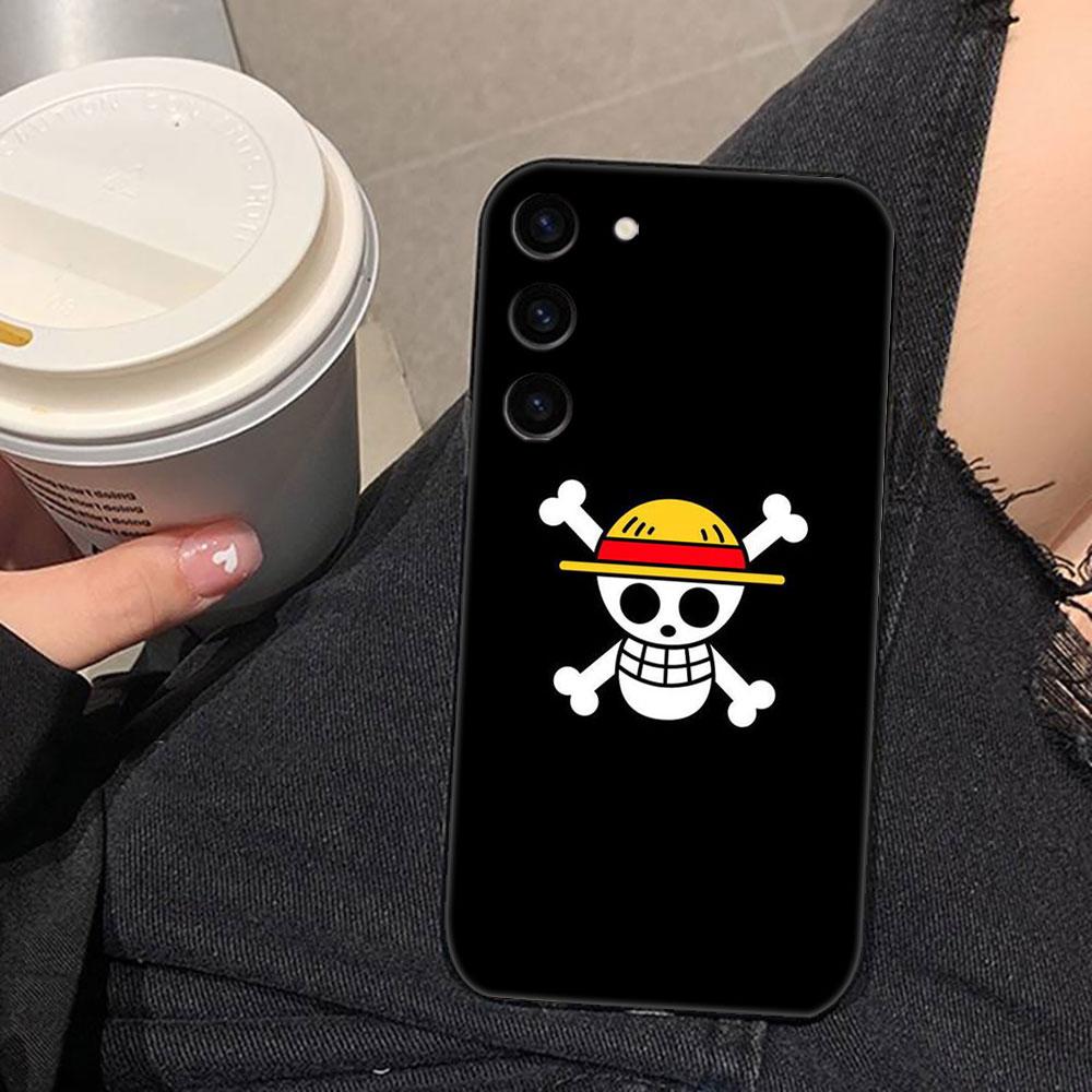 Чехол для телефона с логотипом Luffy из One Piece для Samsung Galaxy S26 S25 EDGE S24 S23 S22 S21 S20 FE S10 Ultra PLUS LITE Чехол-оболочка