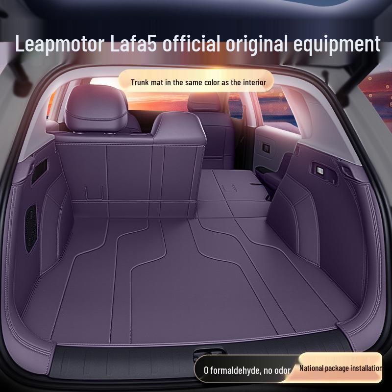 Полное покрытие коврика багажника Leapmotor Lafa5 – Подходит для 26 моделей для модификации автомобиля и декора салона.