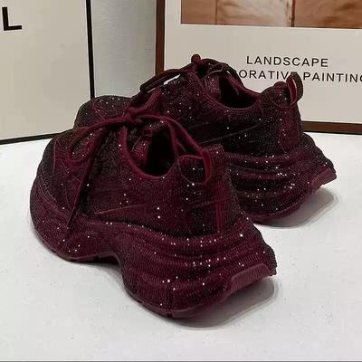 Новые повседневные туфли на толстой подошве, увеличивающие рост, из парижской натуральной кожи ринонет, дышащие папины кроссовки