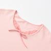 Fentengkan 100% Cotton Autumn Casual Lace Women's Round Neck Long-Sleeved Pajama Set