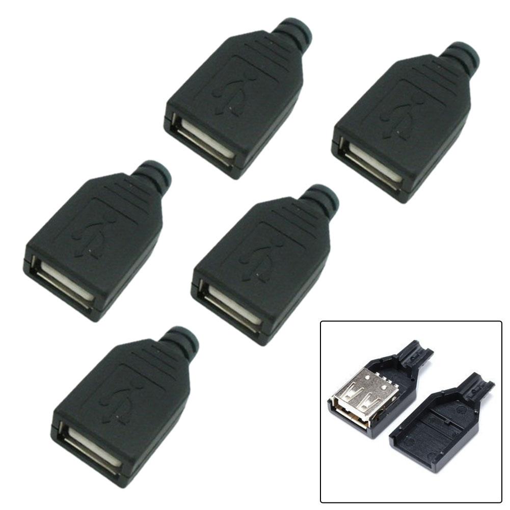 Корпус USB-гнезда female USB 2.0 5V Мобильное гнездо female