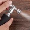 AEB0-For GEWAGE CO2 Bike Tire Inflator Presta & Schrader Valve Compatible For Bike Tire Silver