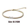 925 silver women's bracelet with adjustable bow, heart-shaped zircon bracelet, fashionable DIY jewelry gift