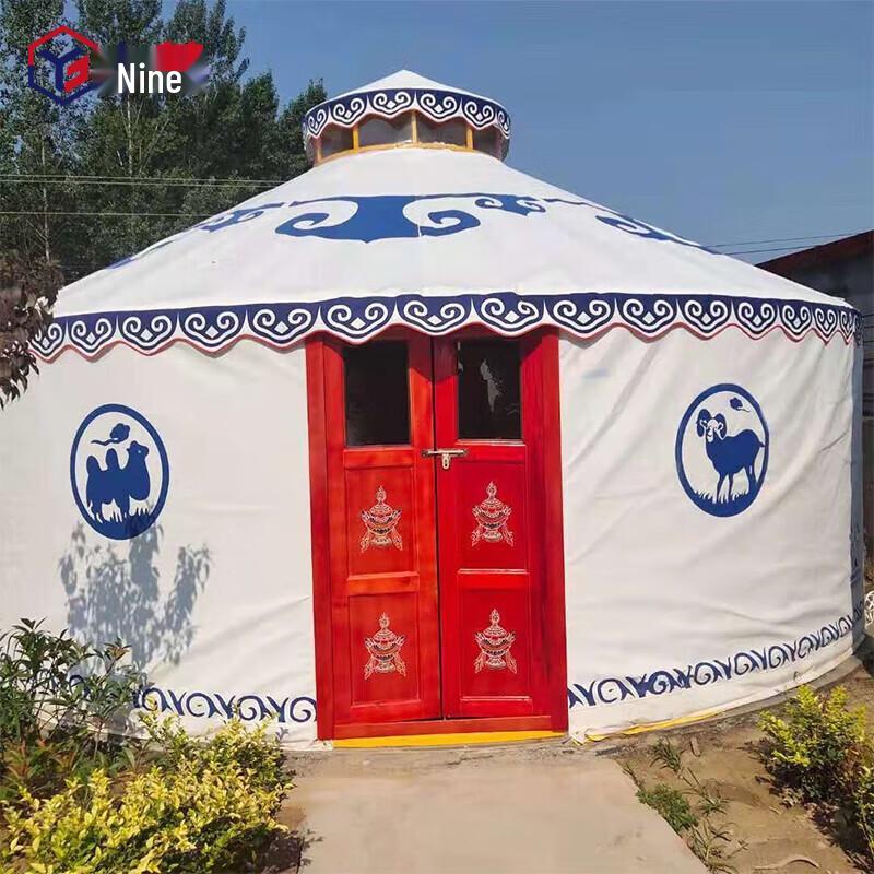 Jiuying Outdoor Portable Thickened Mongolian Yurt Tent