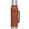 STANLEY Classic Vacuum Bottle 1L Hammertone Brick Бутылка для воды из нержавеющей стали Бутылка для воды из переработанной нержавеющей стали Подарочная посудомоечная машина для улицы