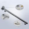 Stainless Steel Shower Head with Shower Arm Fixed Wall Mounted Top Shower Head for Home Apartment Use