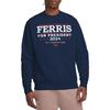 Ferris BuellerÂ´s Day Off Unisex Adult Ferris For President Sweatshirt