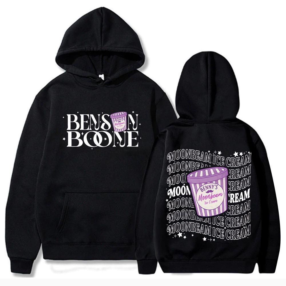 Benson Boone 2025 Tour Hoodie - Moonbeam Ice Cream Edition
