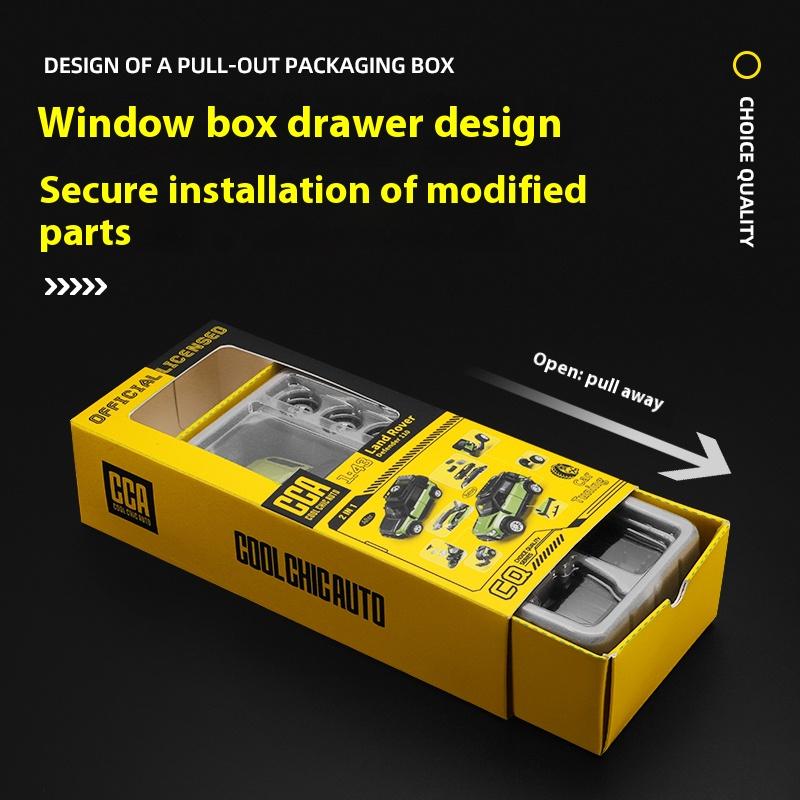 1/43 Scale Land Rover Defender DIY Assembly Alloy Car Model Kit - Detailed Replica for Kids & Collectors - Fun & Educational