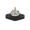 Black Battery Junction Post Bus Bar Power Distribution Block M6 Stud Terminal