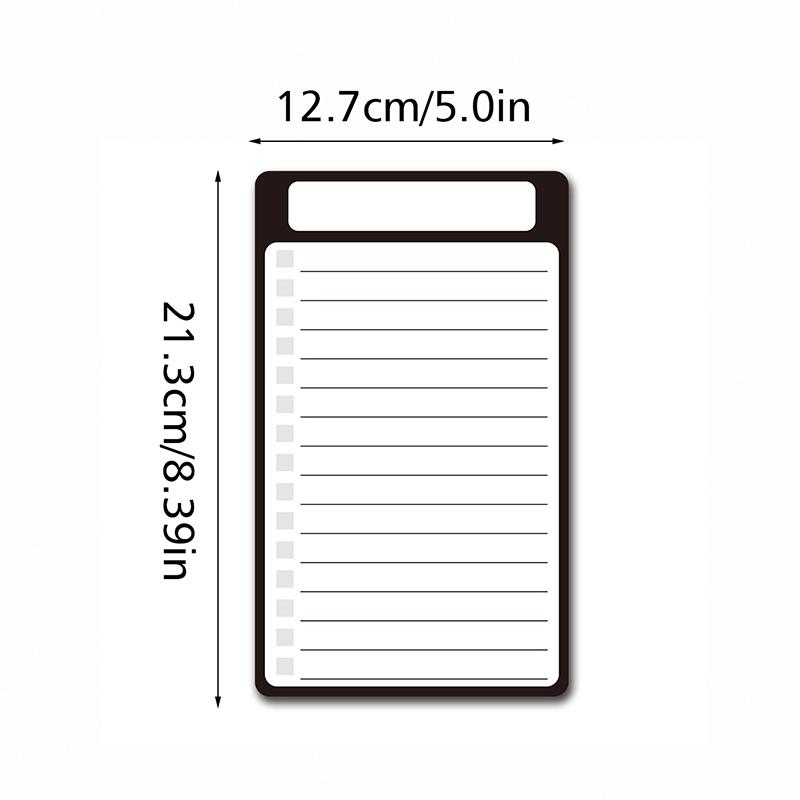Planner Note Pad Fridge To Do Appointment Reminders Clear Printing Magnetic Shopping List Pad Office