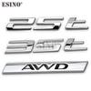 Car Styling 3D Metal Adhesive Emblem AWD 25T 35T Car Body Rear Trunk Badge Auto Accessory for Jaguar XE XF XJ F-Pace F-Type